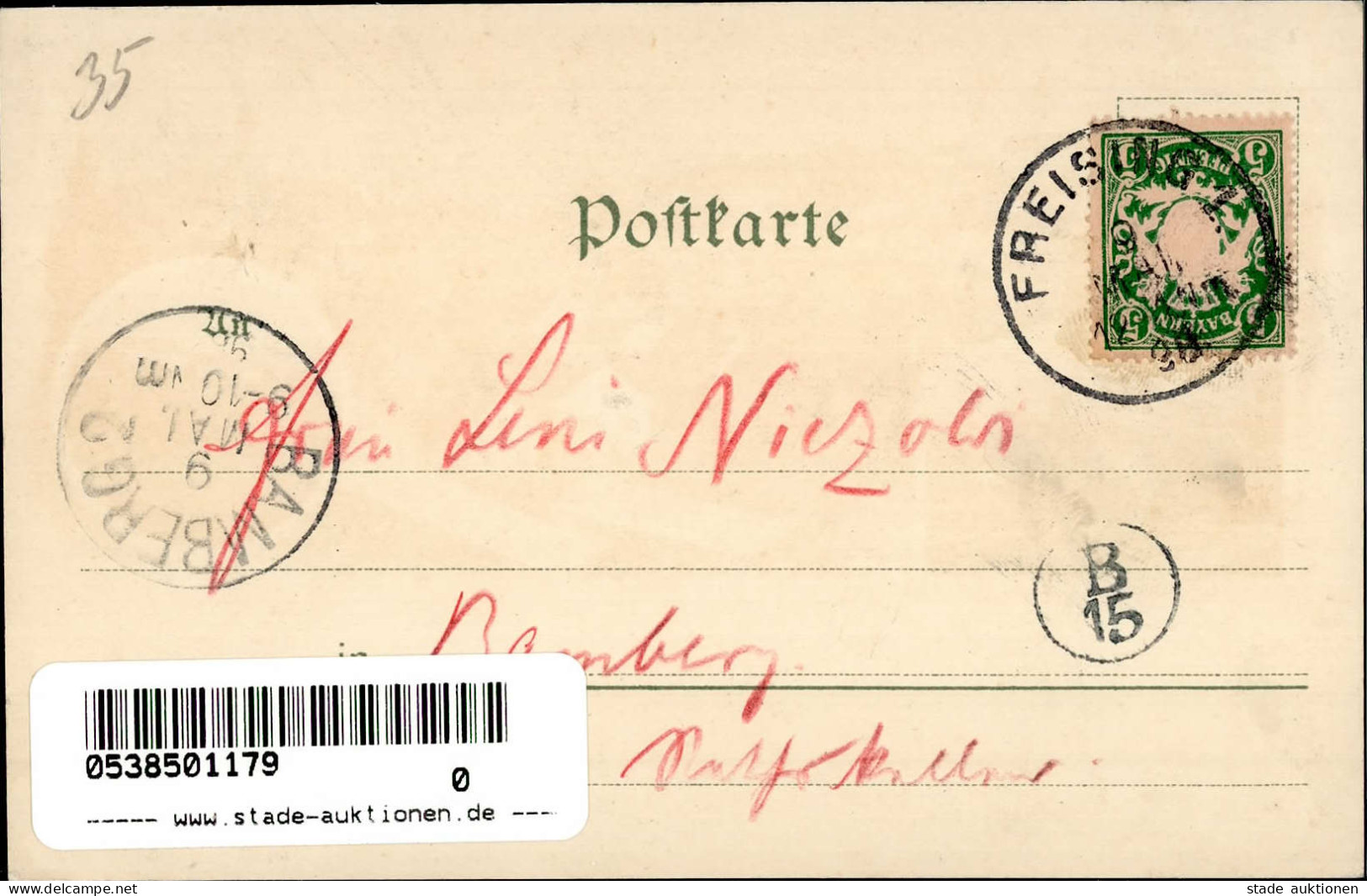 Freising (8050) 1898 I - Autres & Non Classés
