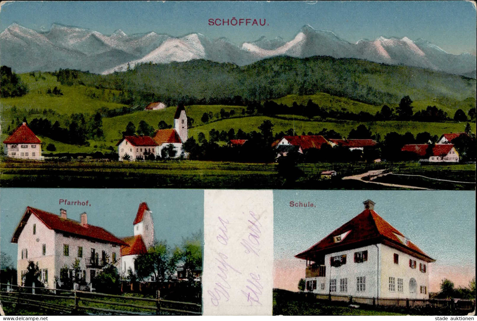 Schöffau (8114) Schule 1919 I-II - Other & Unclassified