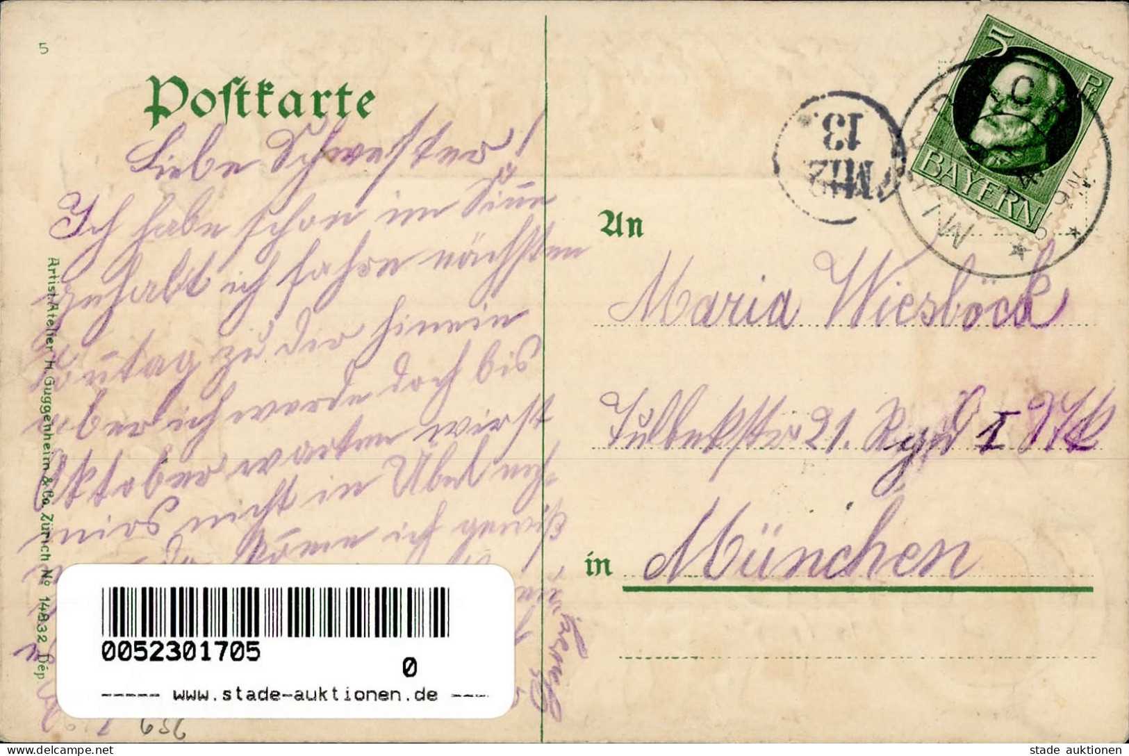 Miesbach (8160) Präge-Karte Tracht 1914 I- - Other & Unclassified