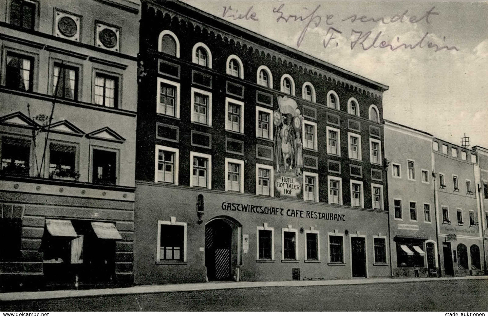 Pfarrkirchen (8340) Hotel Rottaler Hof 1926 I-II - Andere & Zonder Classificatie
