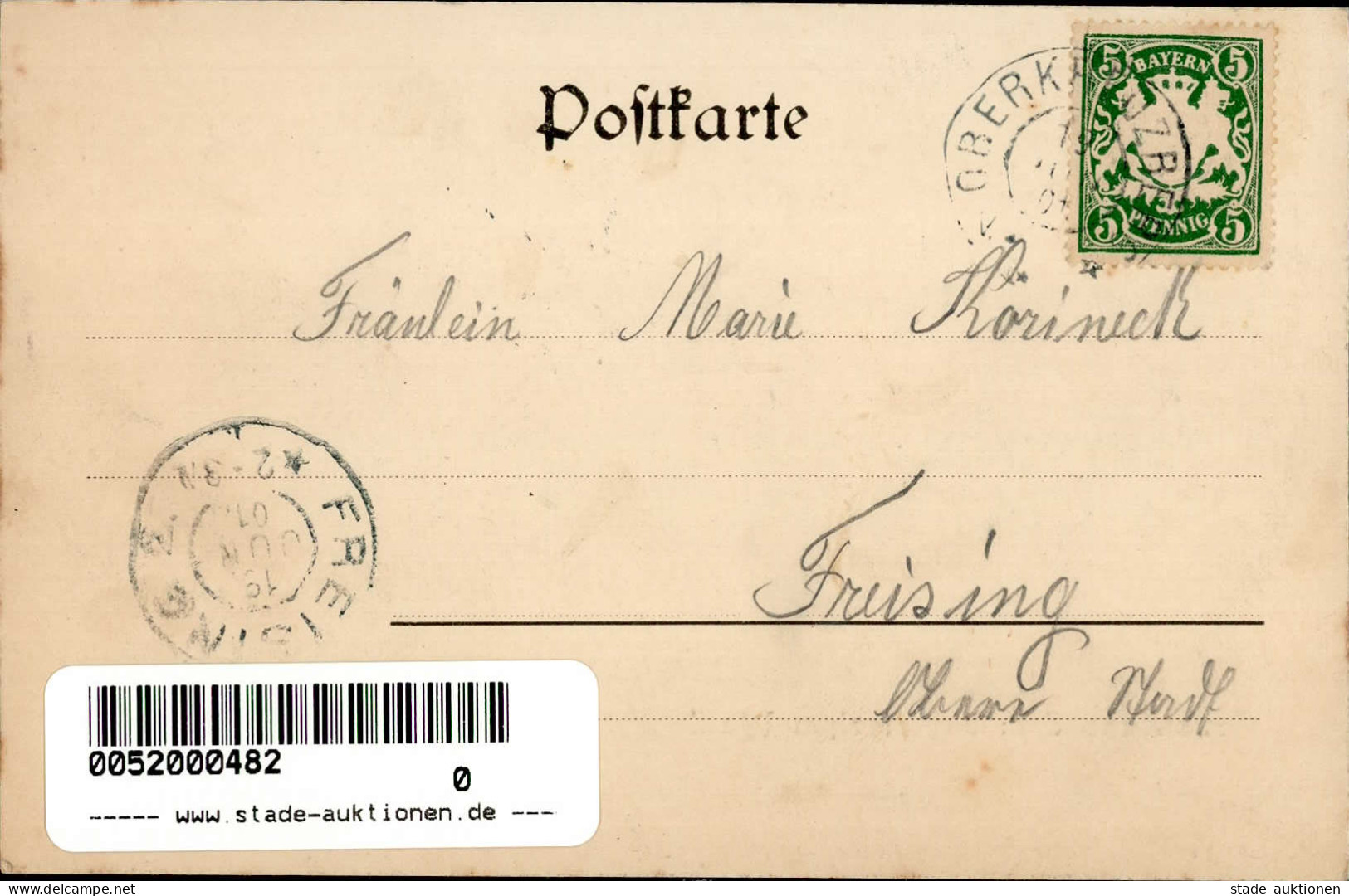Oberkreuzberg (8356) 1901 I- - Other & Unclassified