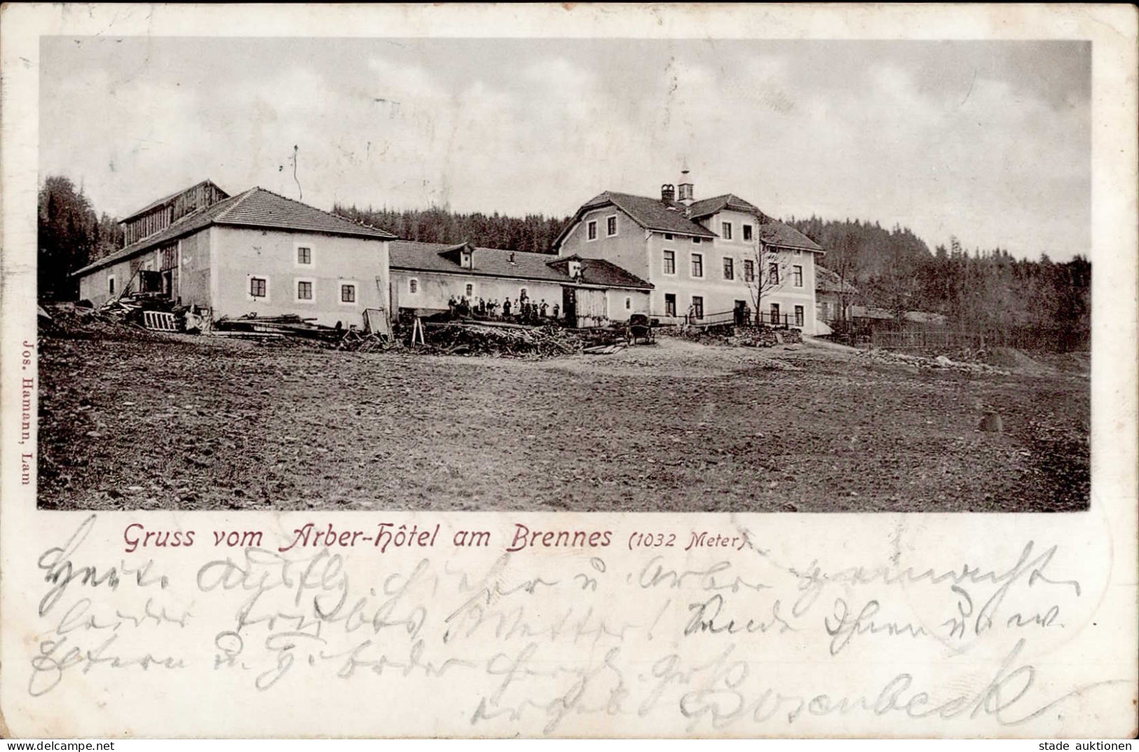 Brennes (8371) Arber-Hotel 1901 II (kleine Stauchung) - Autres & Non Classés