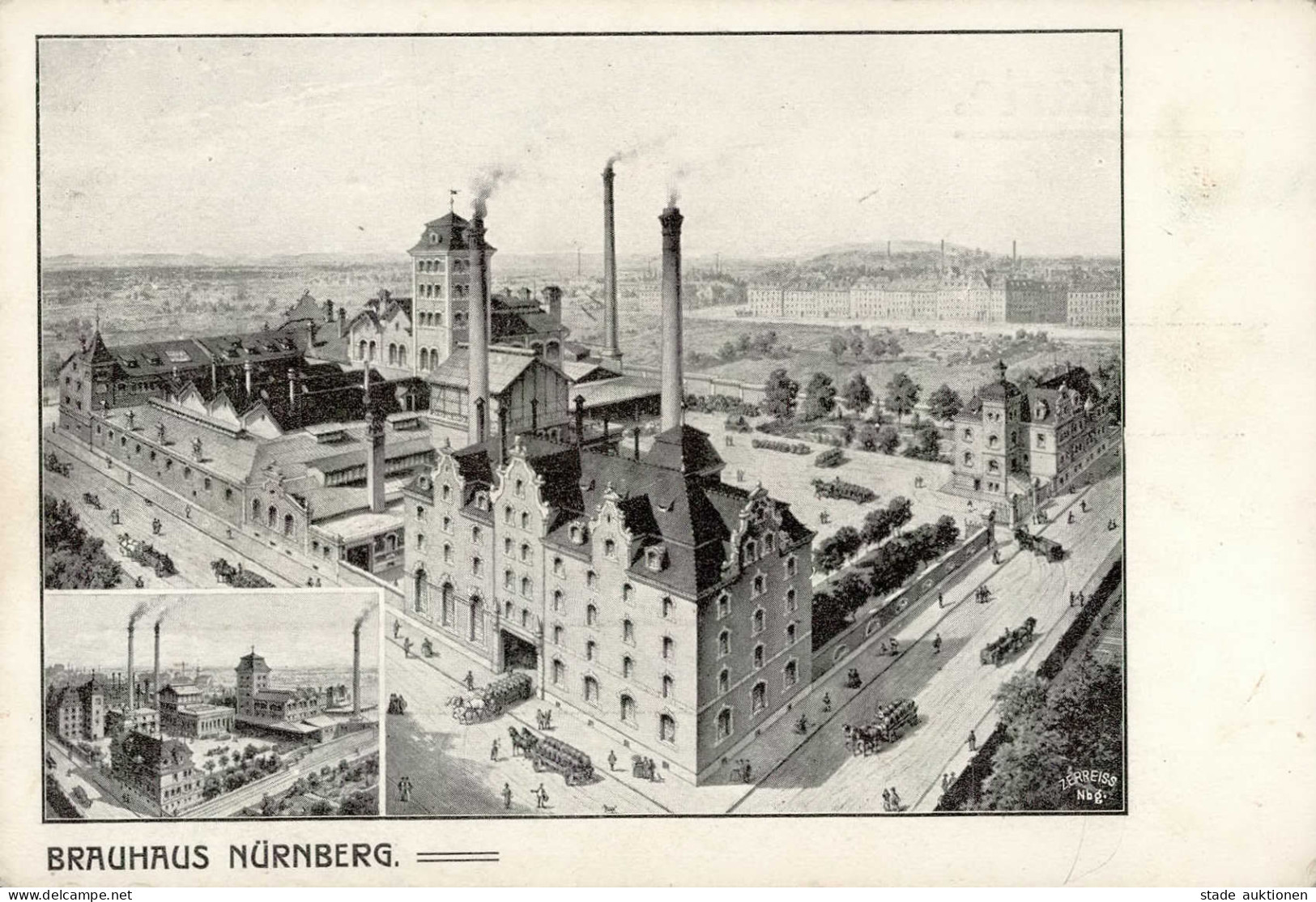Nürnberg (8500) Brauerei II (Stauchung, Ecken Abgestoßen) - Nürnberg