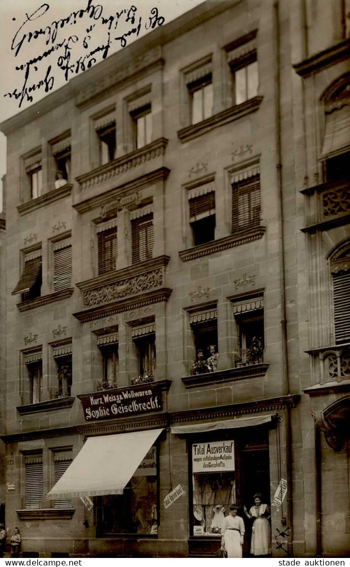 Nürnberg (8500) Kurz- Weiss- Und Wollwarenhandlung Geiselbrecht 1911 I - Nuernberg