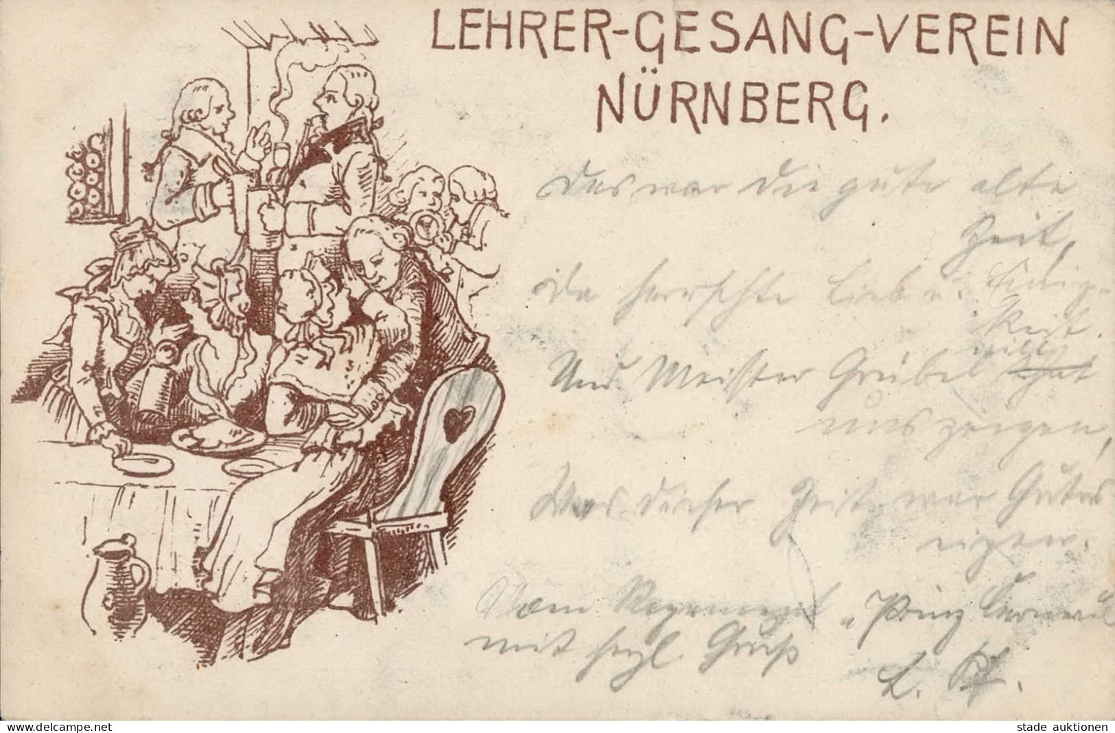 Nürnberg (8500) Lehrer-Gesang-Verein 1900 II- (kleiner Riss) - Nuernberg