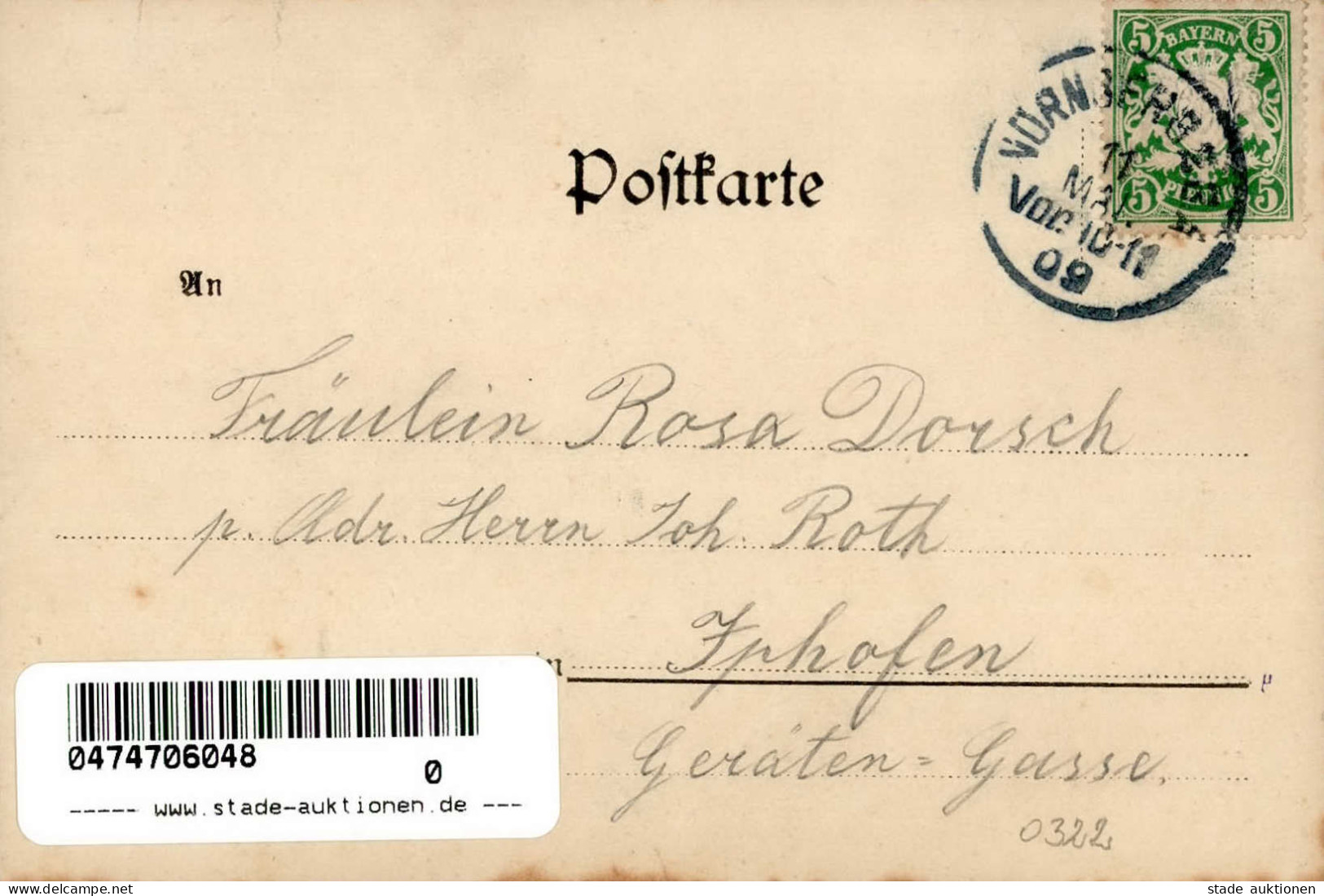 Nürnberg (8500) XVII. Mittelfränkisches Bundesschießen 1909 Zwerg II (Stauchung) Lutin - Nürnberg