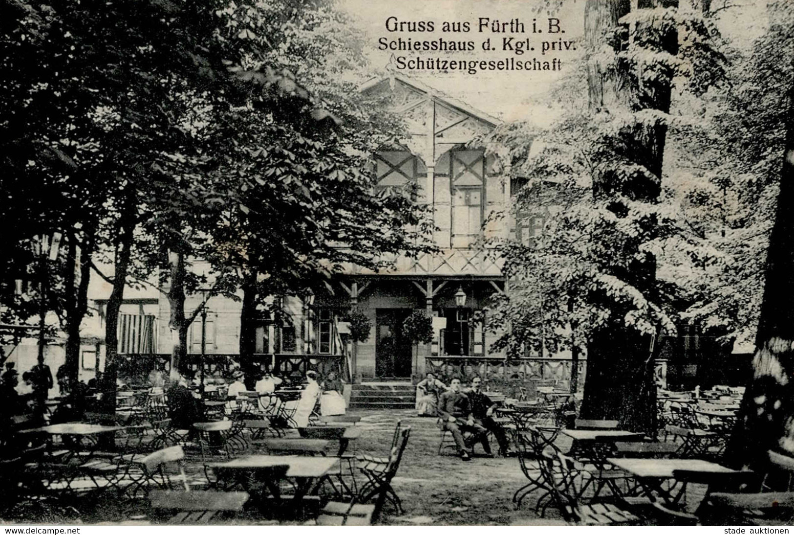 Fürth In Bayern (8510) Schützenhaus 1917 I- - Other & Unclassified