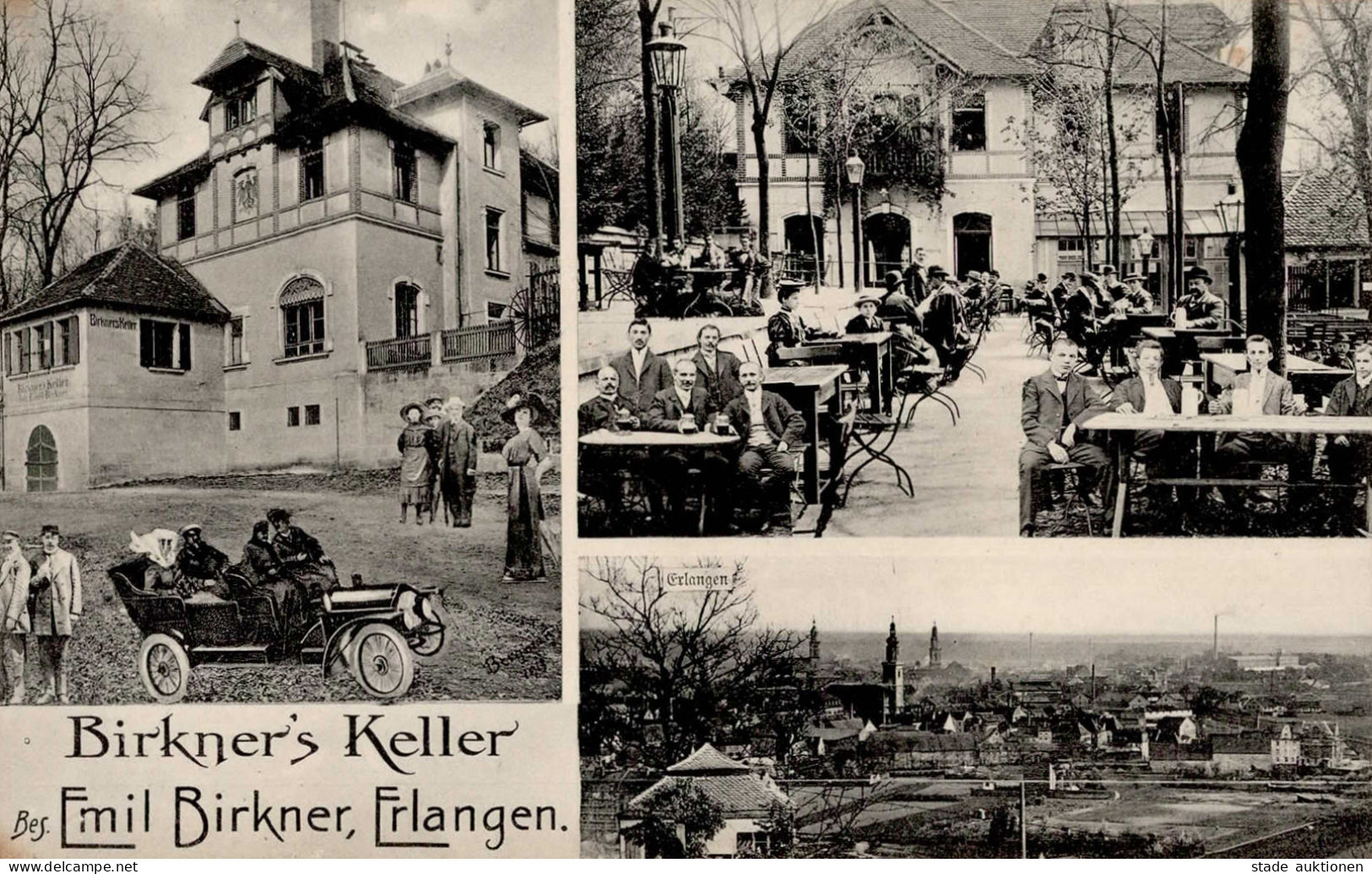 Erlangen (8520) Gasthaus Birkner Keller I-II - Erlangen