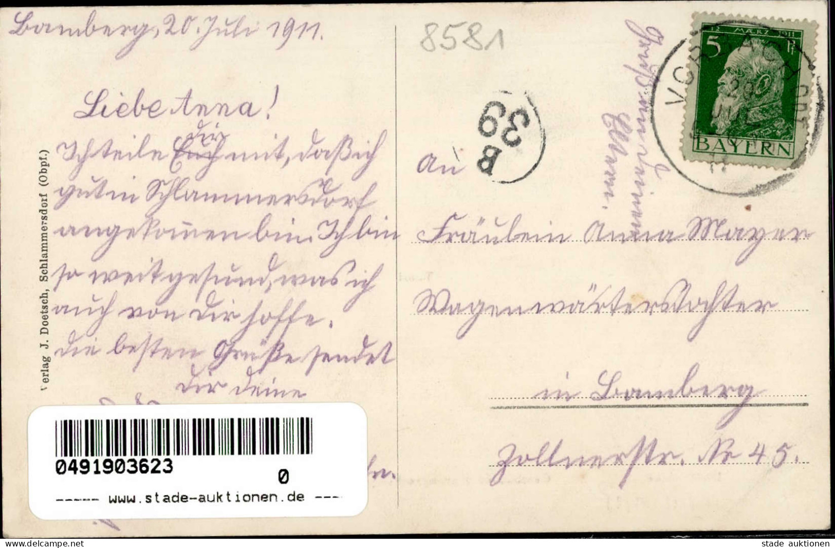 Schlammersdorf (8581) Dorfstrasse Gemischtwaren Handlung Pfarrkirche Gasthaus Wolf 1911 I-II - Autres & Non Classés