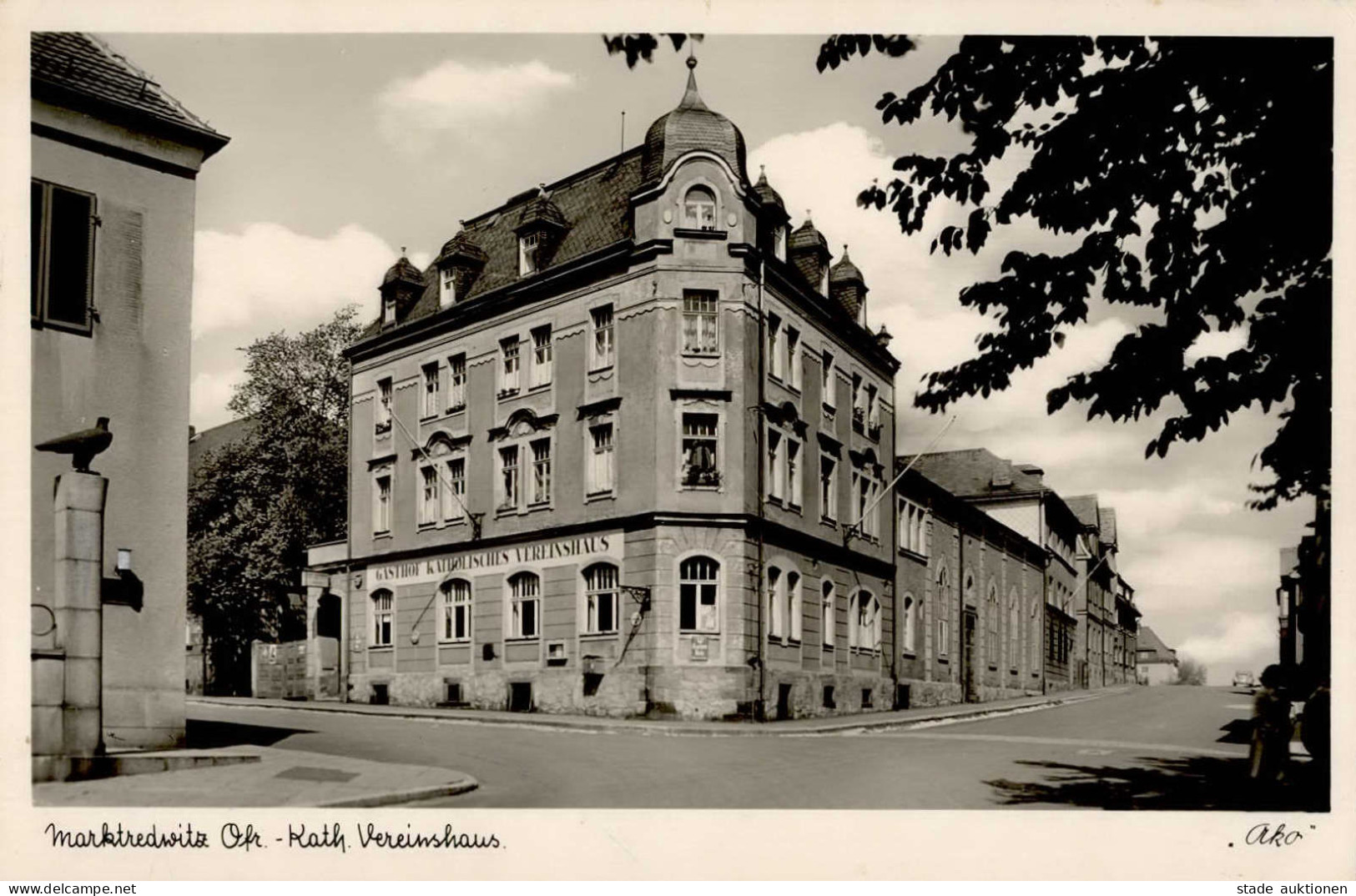 Marktredwitz (8590) Gasthaus Zum Katholischen Vereinshaus I- - Other & Unclassified