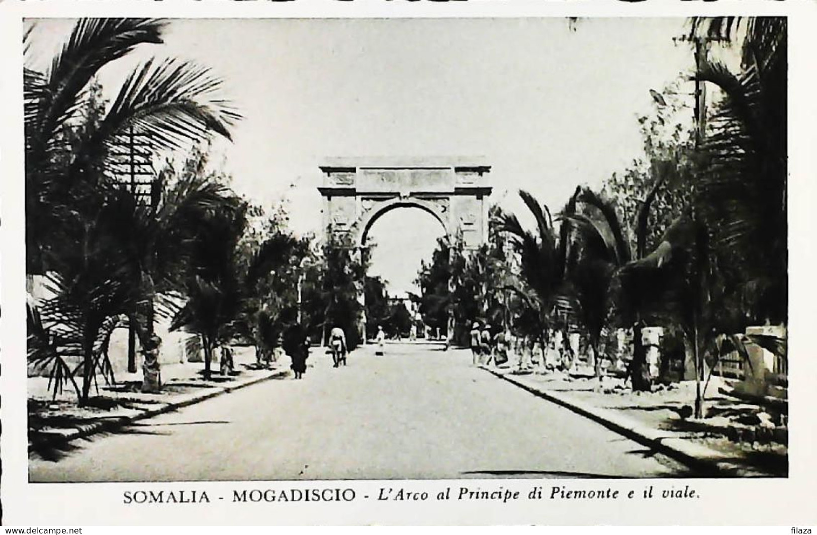 ITALIA - COLONIE -  SOMALIA Cartolina Da MOGADISCIO Del 1937- S6246 - Somalie