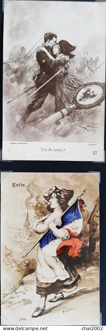 1914 Cartes De Propagande - Lettres & Documents