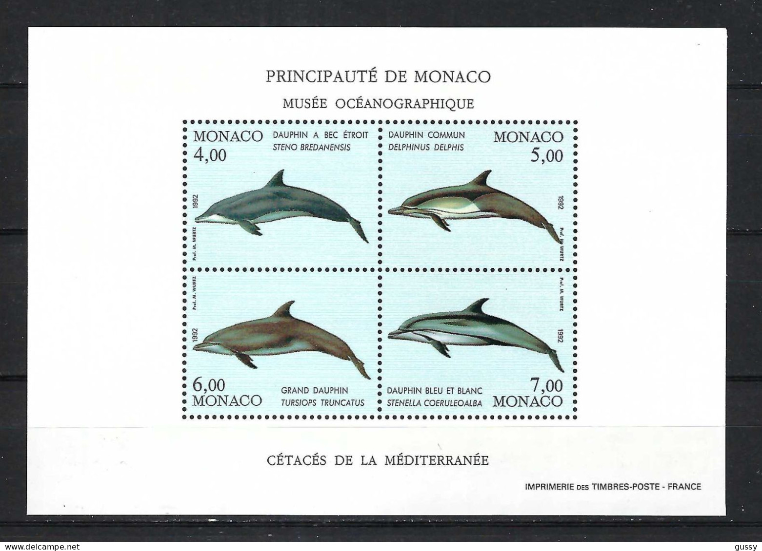 MONACO 1993:  B&F Y&T 59 Neufs** - Blocks & Sheetlets