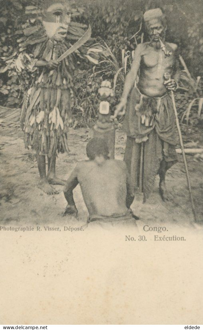Fetichisme Execution Capitale  Loango . Fetichism Beheading - Africa