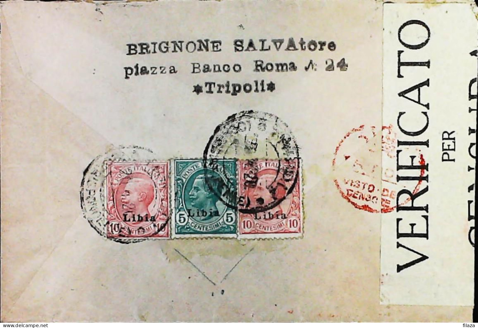 ITALIA - COLONIE -  LIBIA Lettera Da TRIPOLI Per La GERMANIA Del 1920- S6293 - Libya