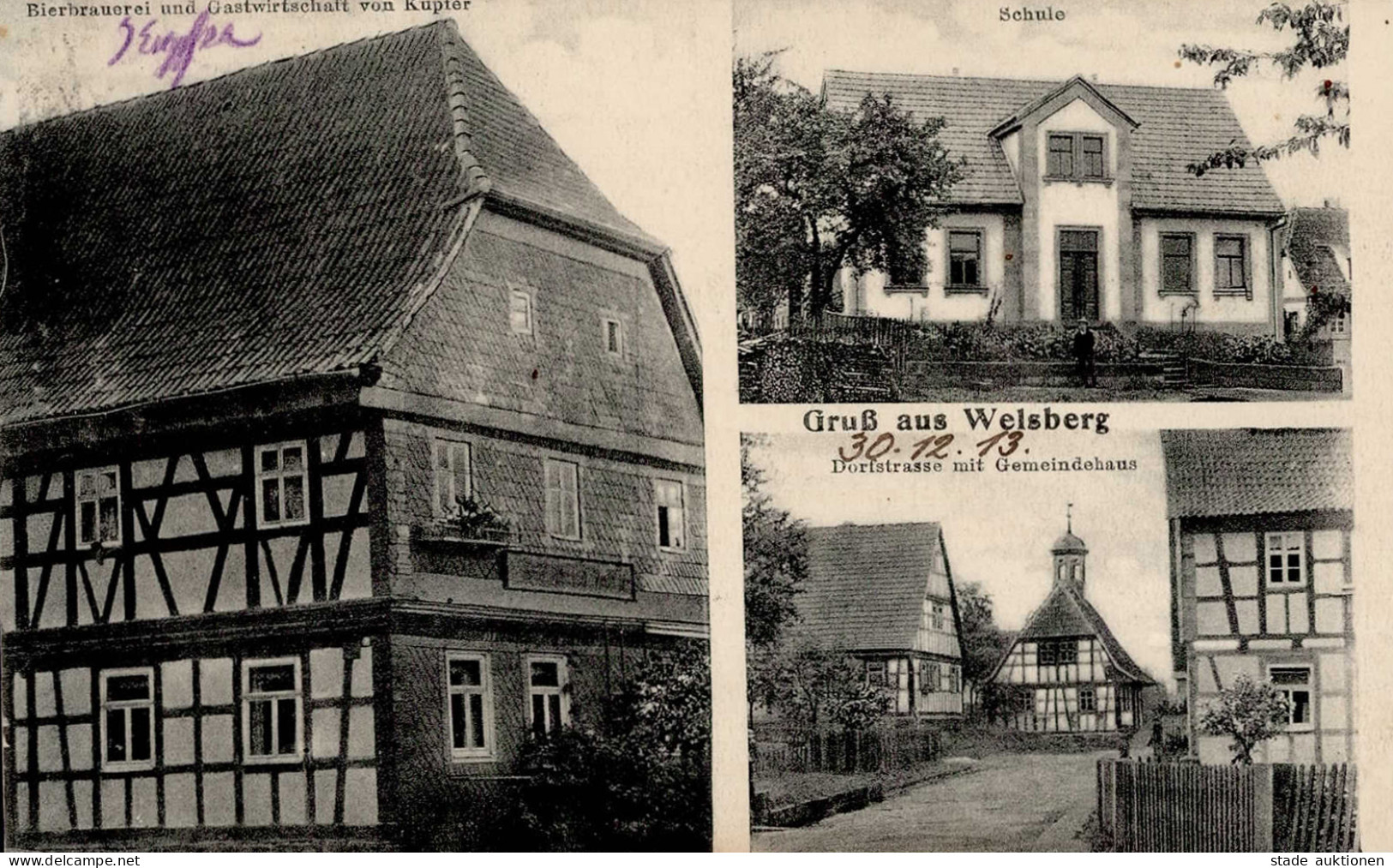 Welsberg (8621) Brauerei Und Gasthaus Kupfer Dorfstrasse Schule I - Autres & Non Classés