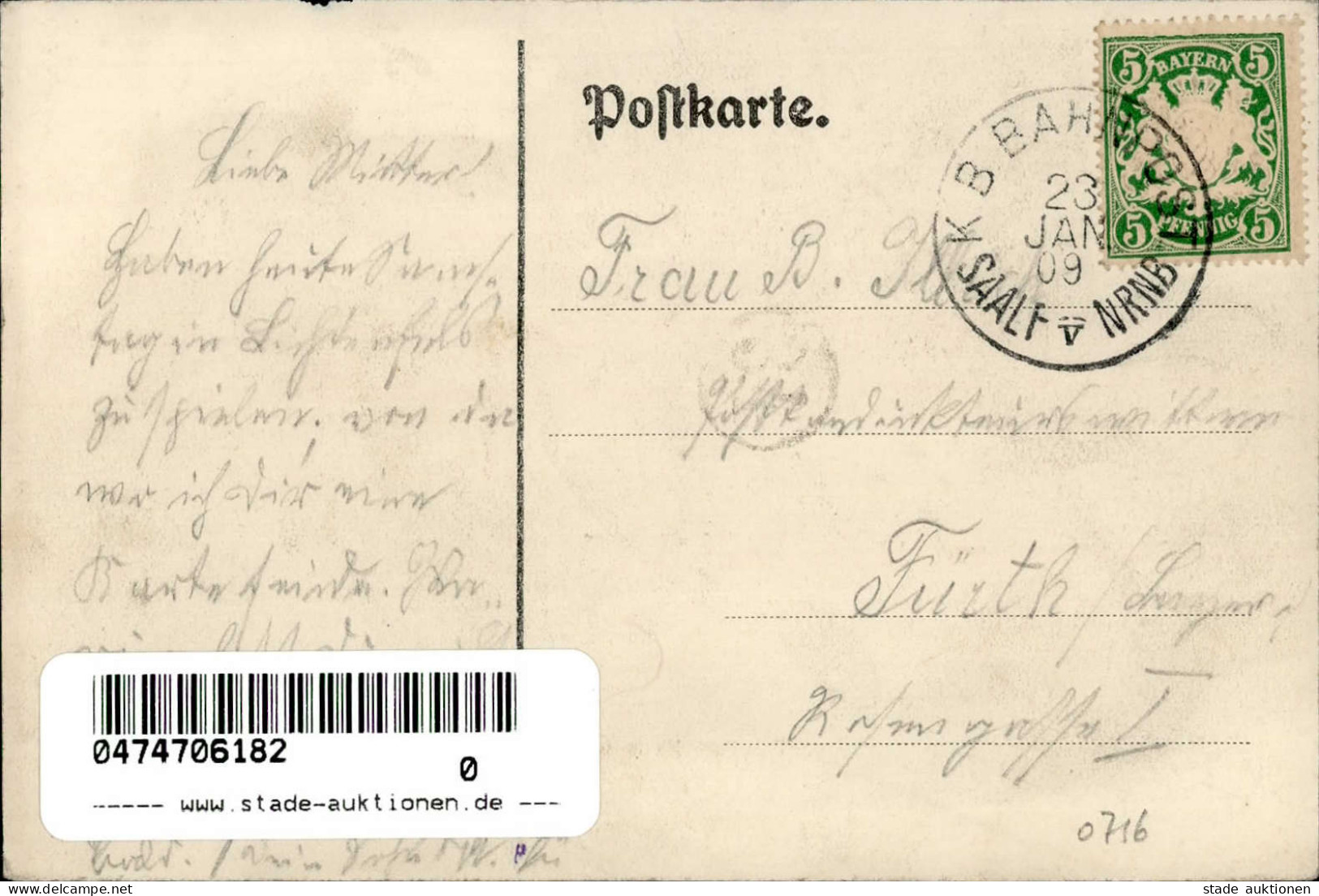 Lichtenfels (8620) Schützenhaus 1909 II (Randmangel) - Autres & Non Classés