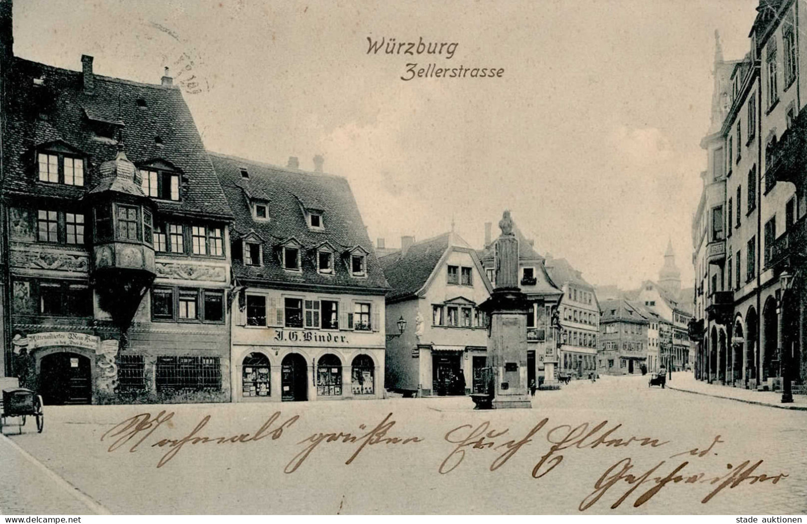 Würzburg (8700) Zellerstrasse Handlung Binder I - Wuerzburg