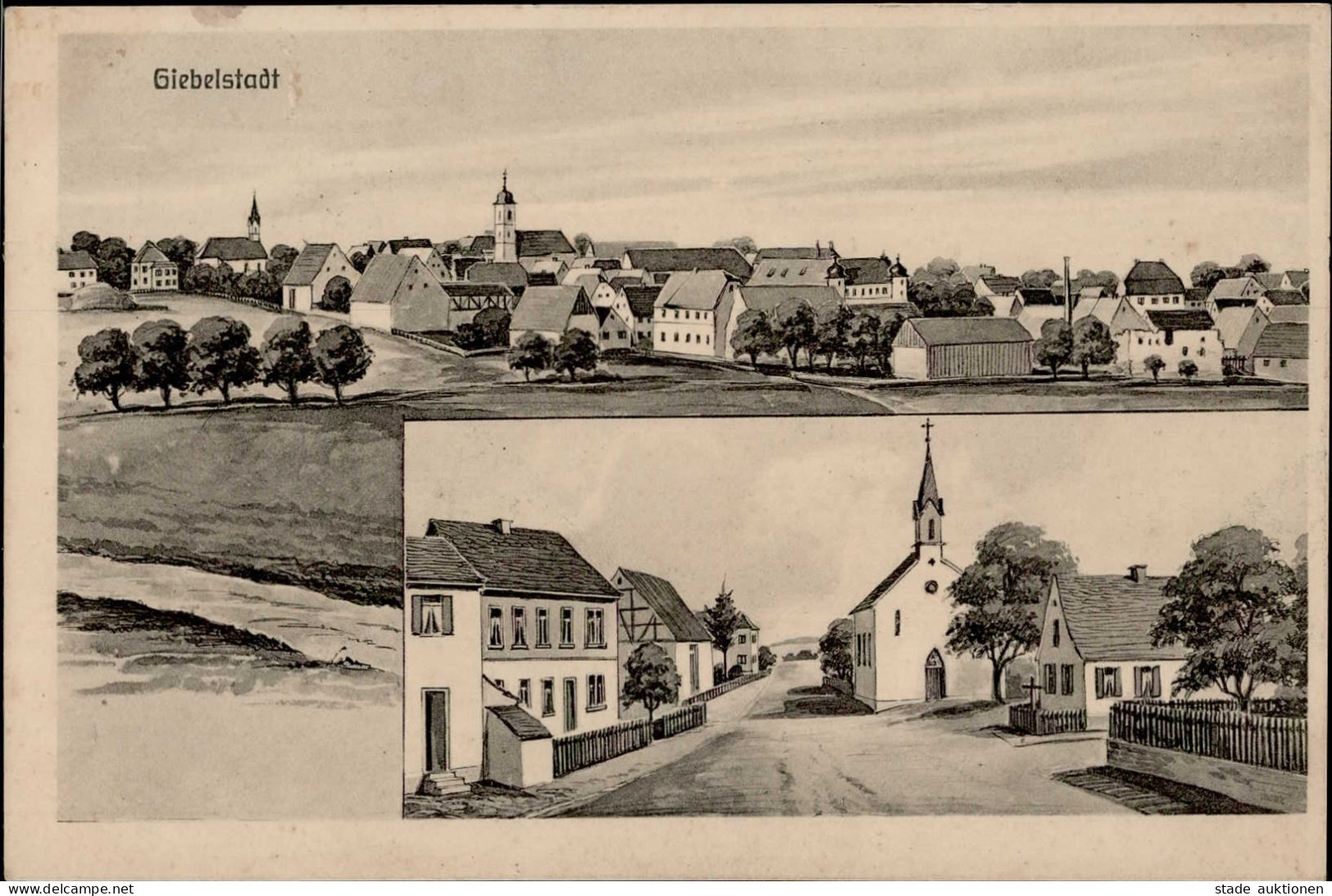 Giebelstadt (8701) Verlag Pernat 1913 I-II - Wuerzburg