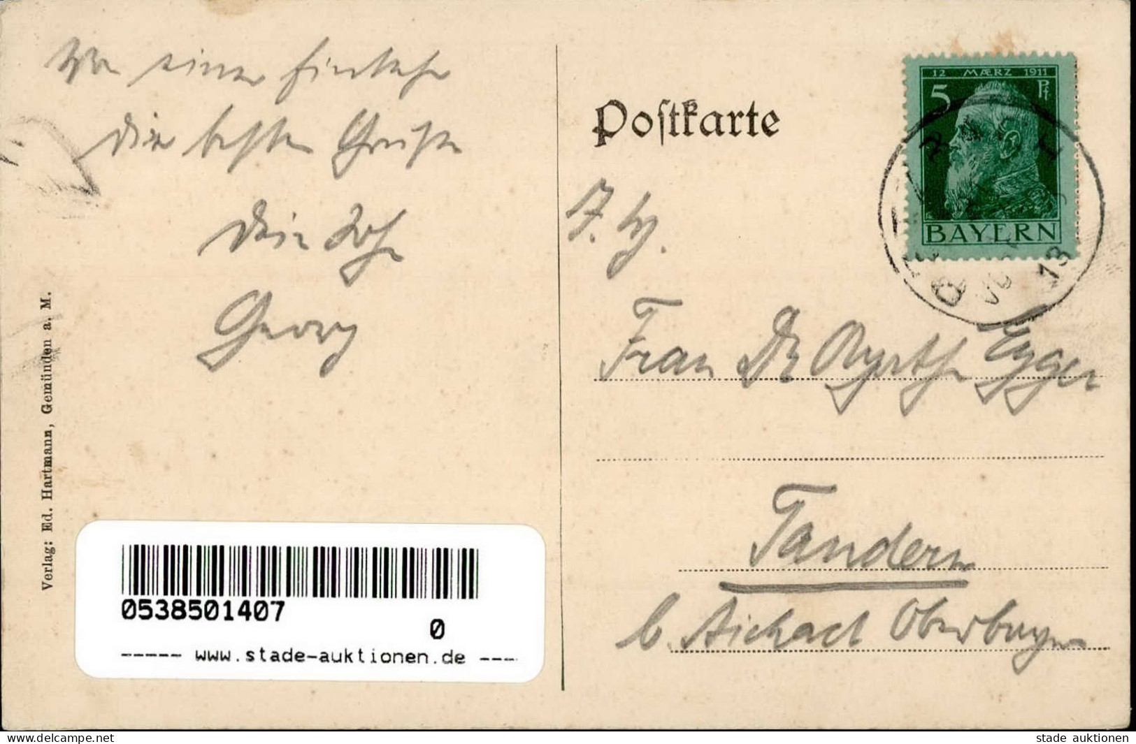 Retzbach (8705) Gasthaus Zum Anker Rathaus 1913 I - Wuerzburg