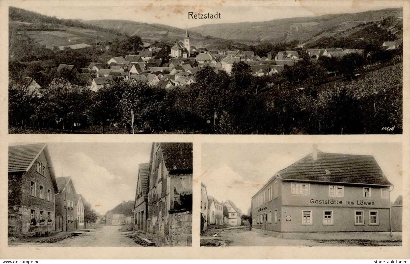 Retzstadt (8702) Gasthaus Zum Löwen I- - Wuerzburg