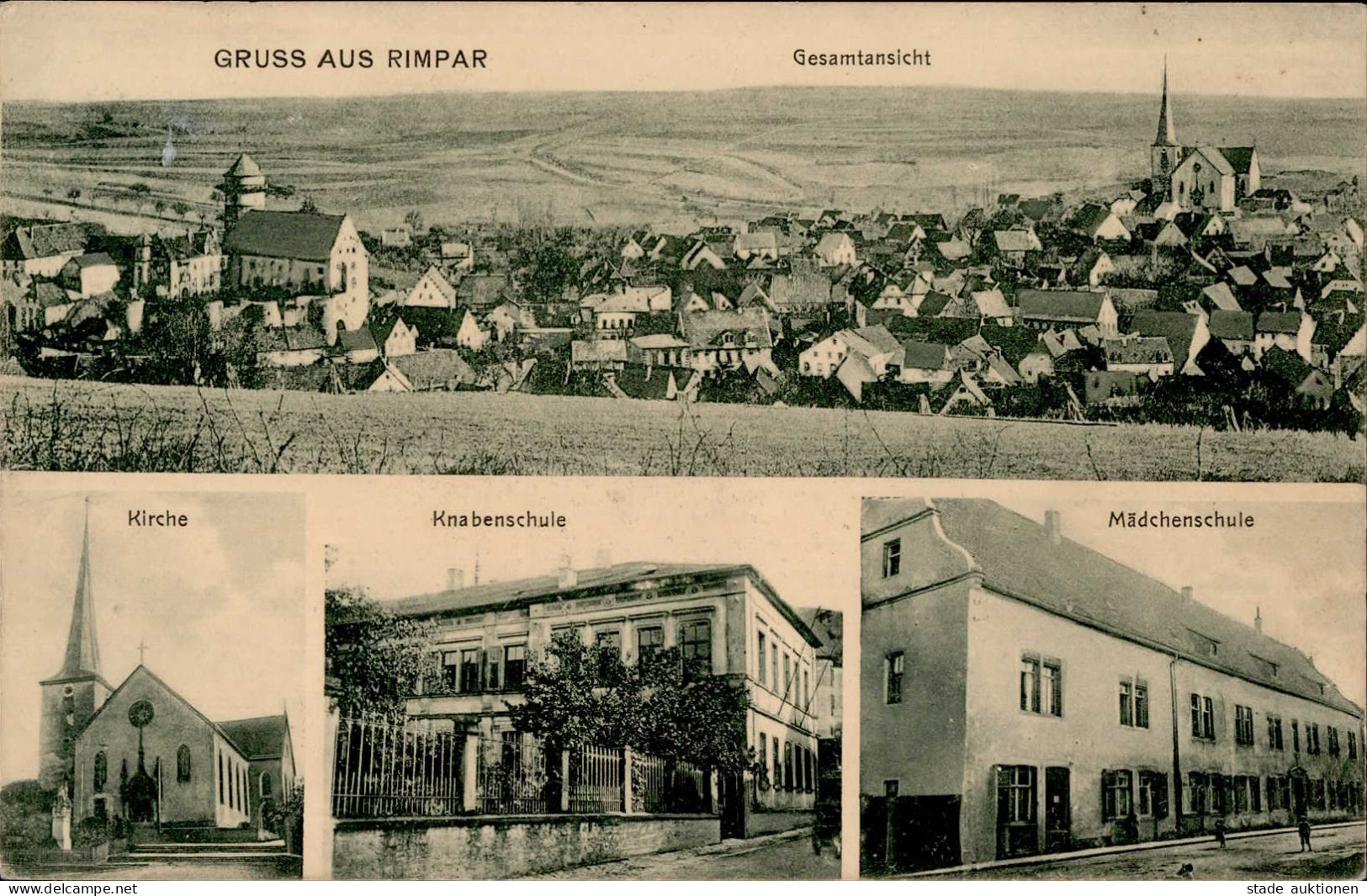 Rimpar (8709) Knabenschule Mädchenschule I- - Wuerzburg