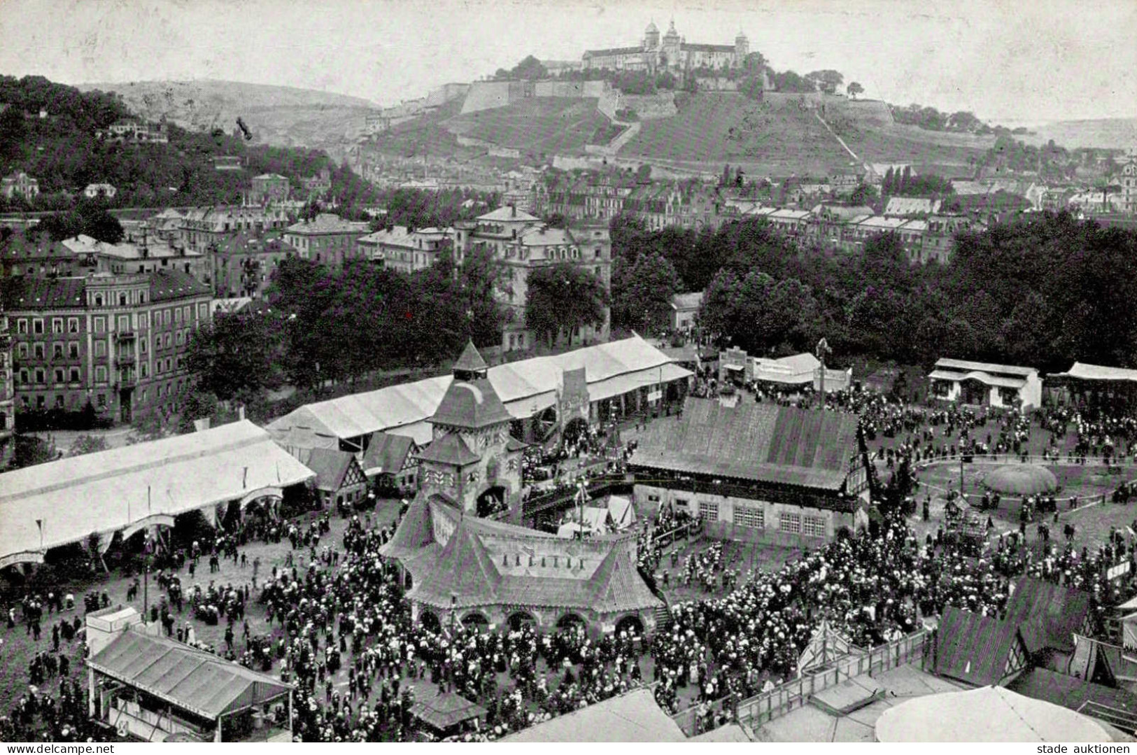Würzburg (8700) Kiliani Volksfest 1910 I- - Wuerzburg