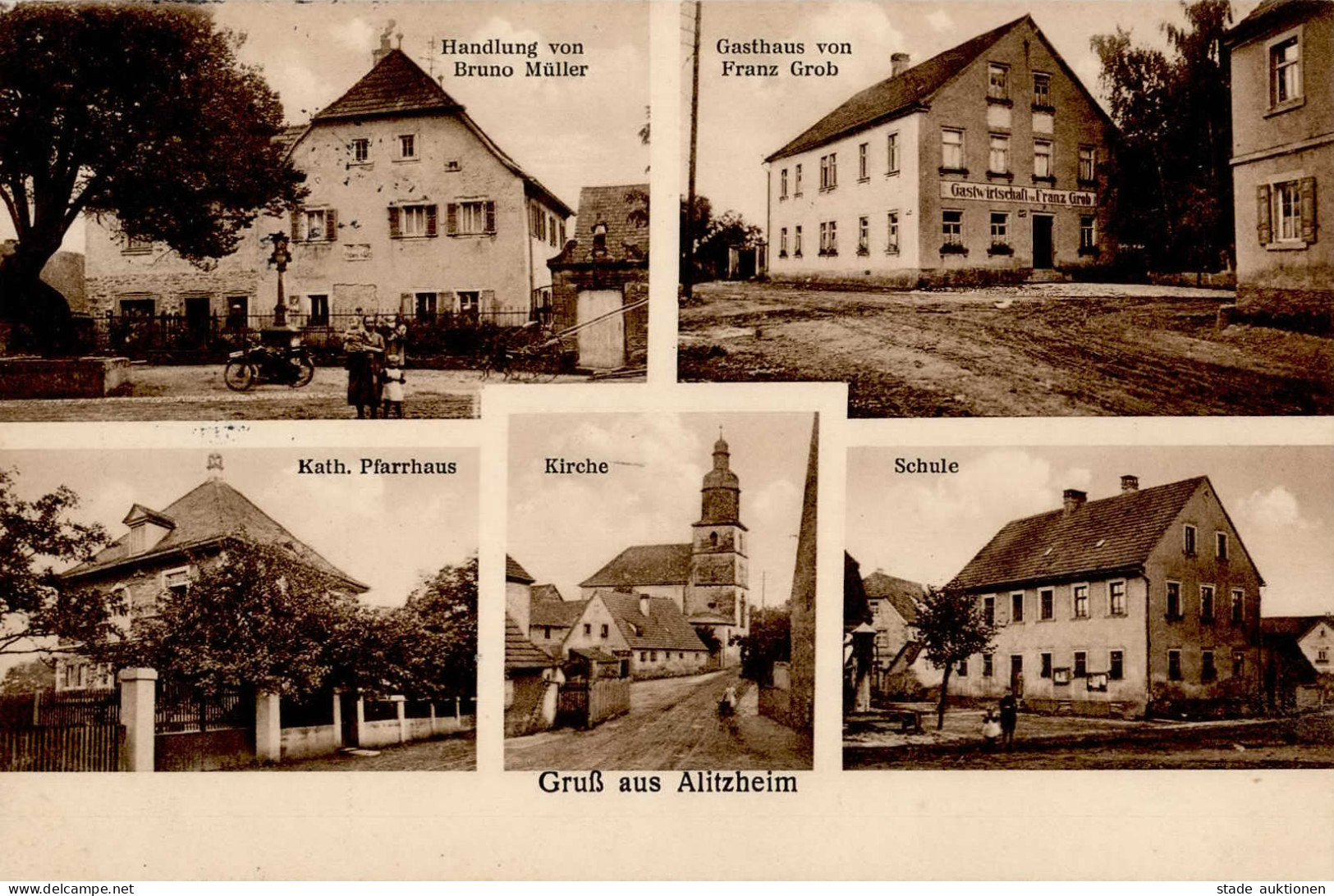 Alitzheim (8722) Handlung Müller Gasthaus Grob Schule I - Other & Unclassified