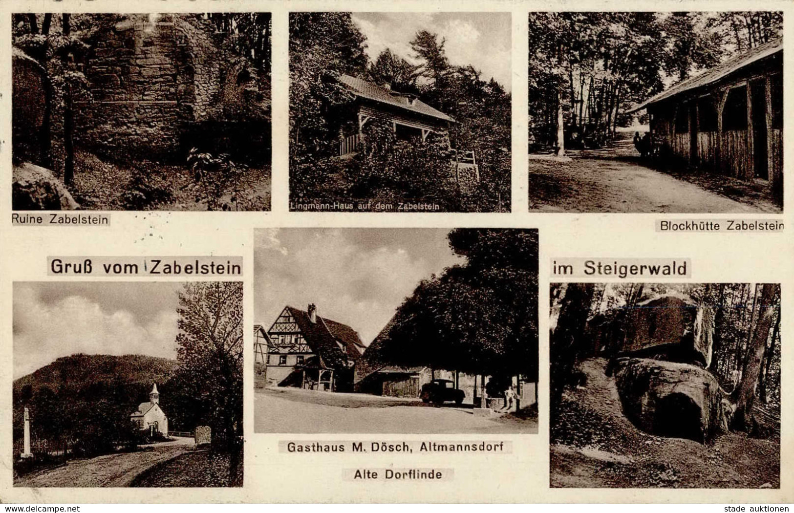 Gerolzhofen (8723) Gasthaus Dösch II (Stauchung) - Other & Unclassified