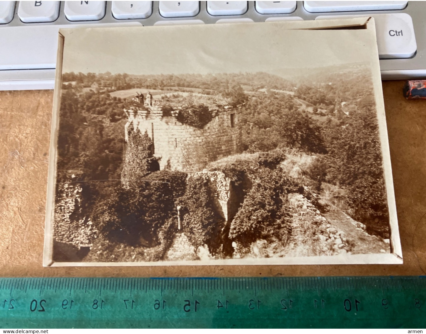 Réal Photo Rampar Donjons  Ruines Du Château à Identifier - Oud (voor 1900)