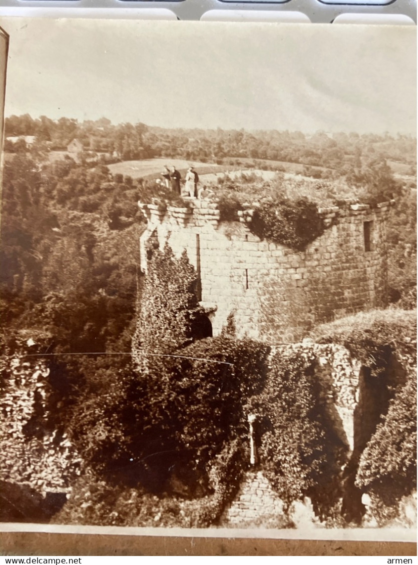 Réal Photo Rampar Donjons  Ruines Du Château à Identifier - Oud (voor 1900)