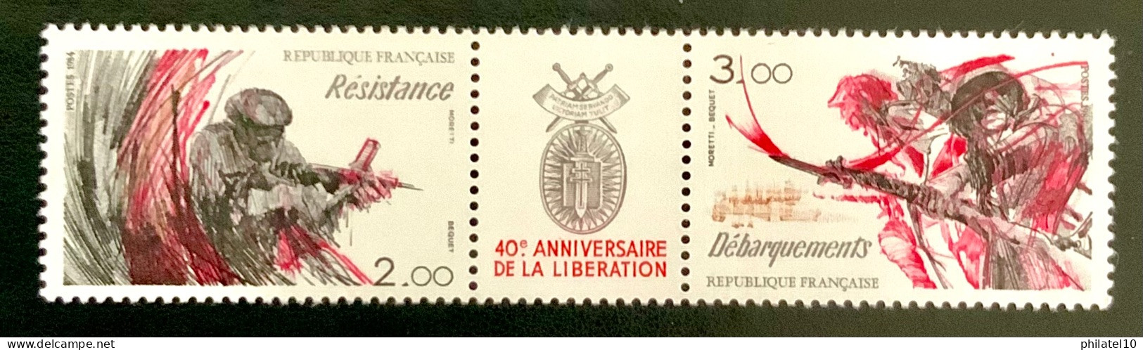 1984 FRANCE N 2313A 40eme ANNIVERSAIRE DE LA LIBÉRATION - NEUF** - Unused Stamps