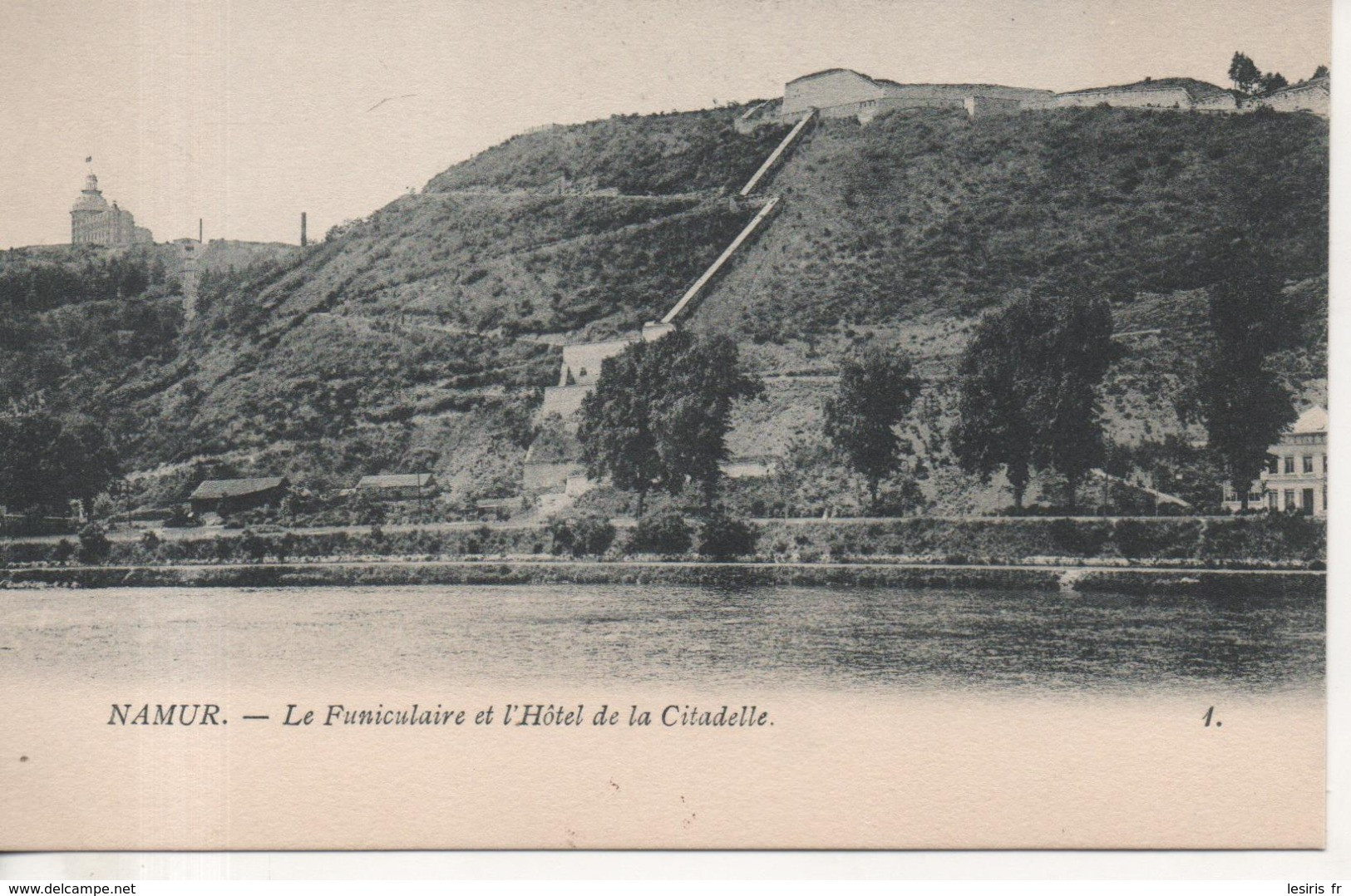 CPA - NAMUR - LE FUNICULAIRE ET L'HOTEL DE LA CITADELLE - 1 -  T. B. E. - PRECURSEUR - TH. VAN DEN HEUVEL - - Namen