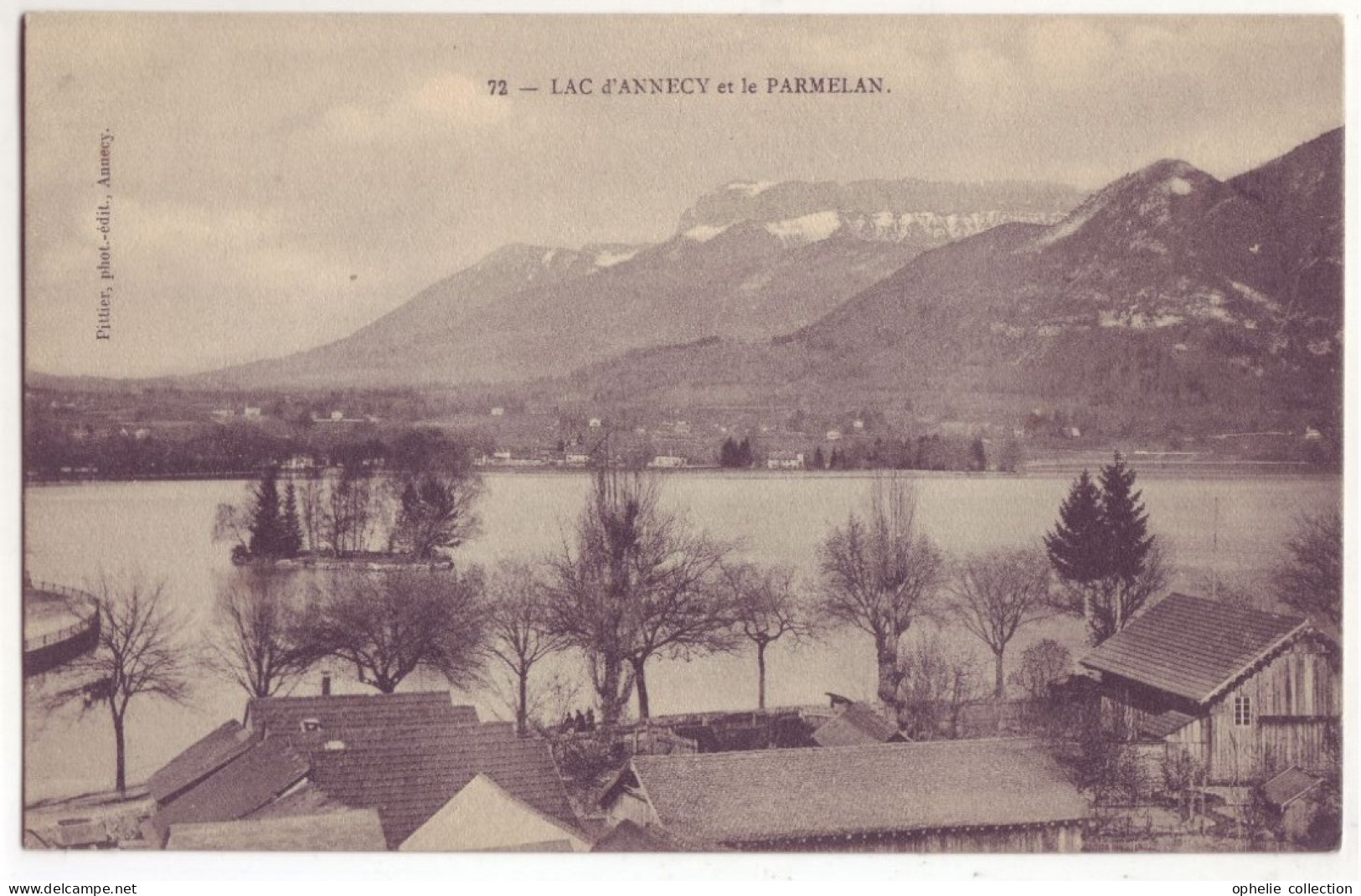 France - 74 -  Annecy - Le Lac Et Le Parmelan - 6813 - Annecy