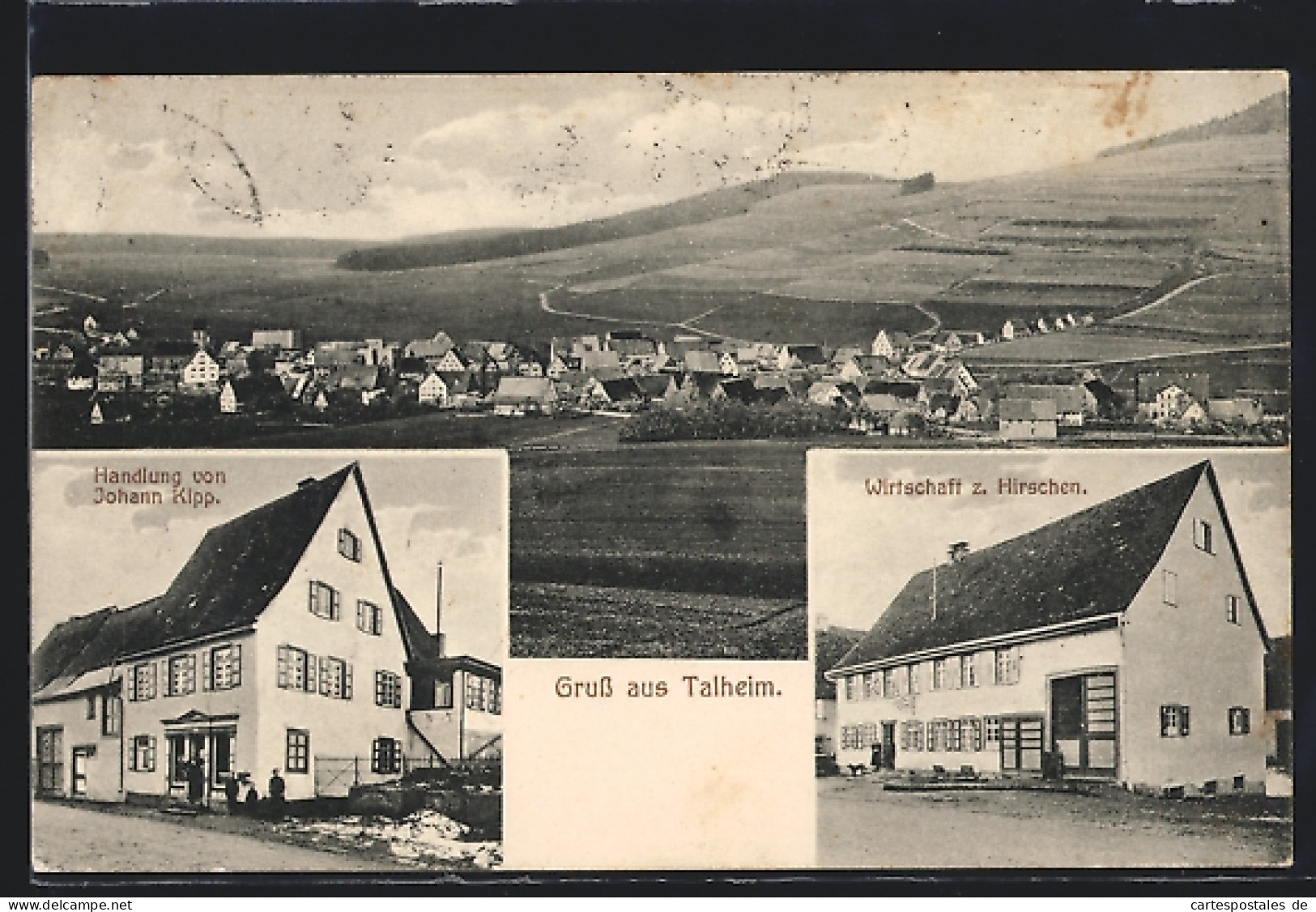 AK Talheim / Tuttlingen, Gasthaus Zum Hirschen, Handlung Von Johann Kipp, Teilansicht  - Tuttlingen