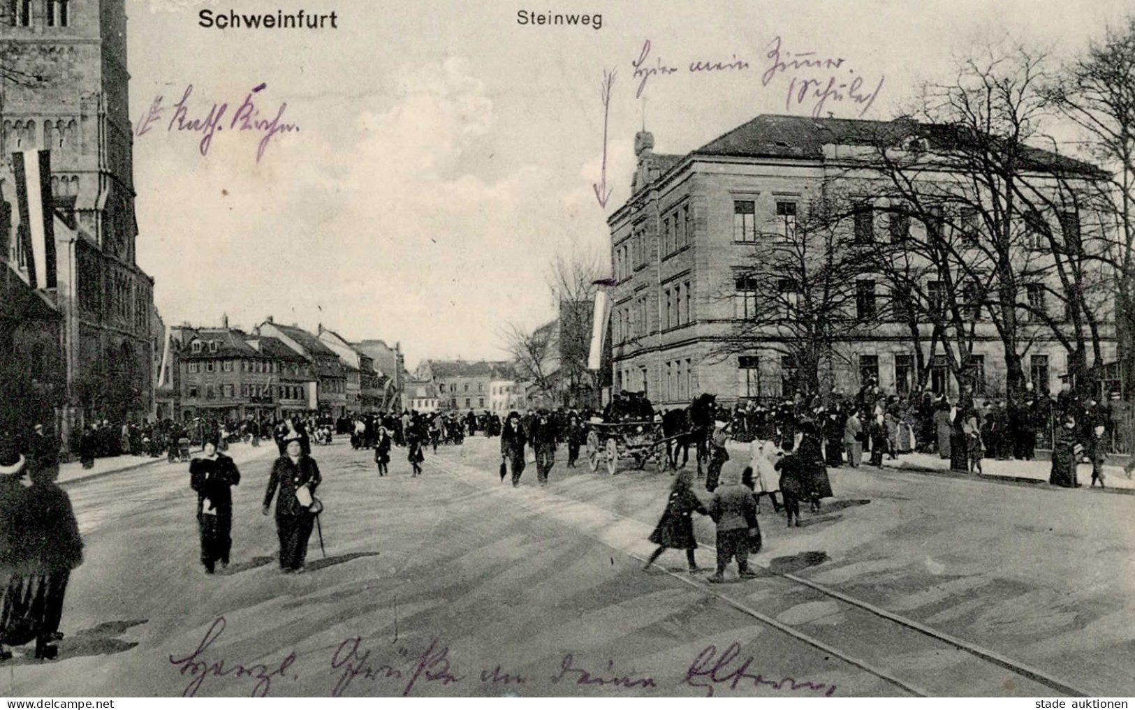 Schweinfurt (8720) Steinweg 1915 I - Schweinfurt