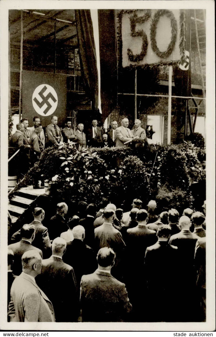 Schweinfurt (8720) Zur Erinnerung An Die Gedenkstunde Anlässlich Des 50 Jährigen Kugelfischer Jubiläums 12. August 1933  - Schweinfurt