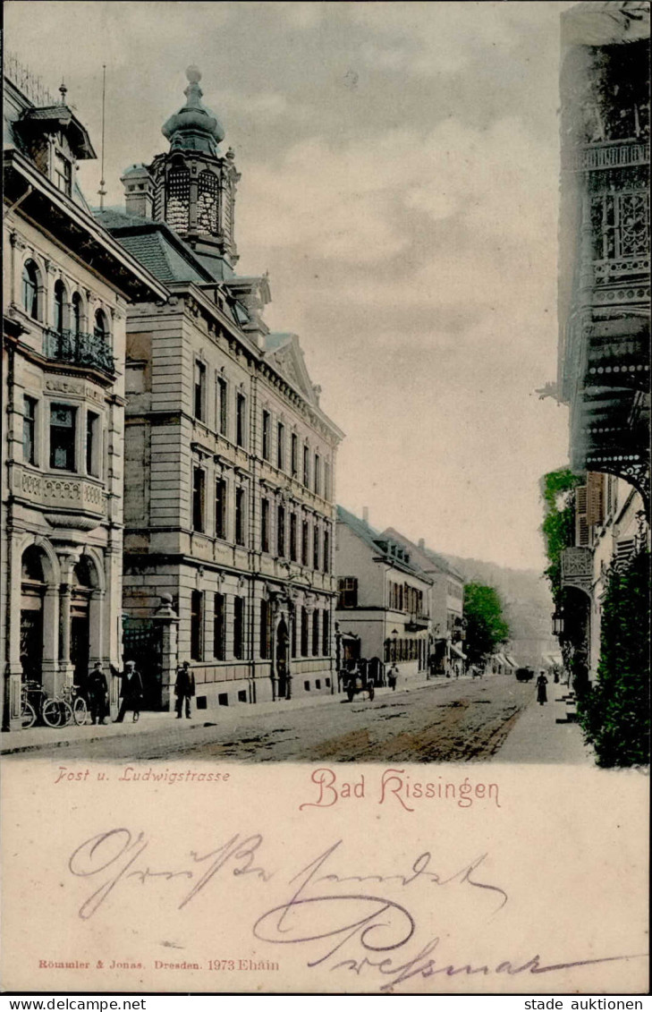 Bad Kissingen (8730) Poststrasse Ludwigstrasse 1905 I - Bad Kissingen