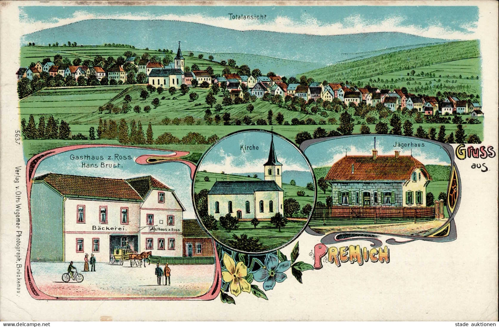 Premich (8736) Gasthaus Zum Ross II (kleine Stauchung) - Autres & Non Classés