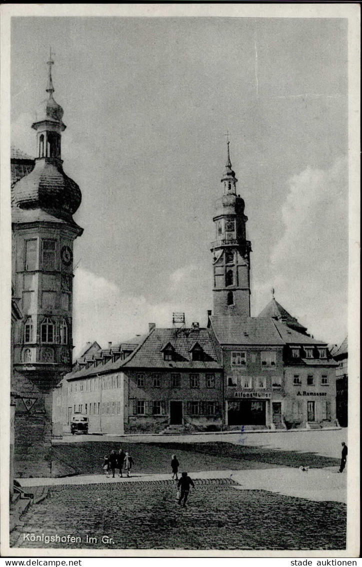 Königshofen (8752) Kirche Handlung Aldons Müller A. Ramsauer I-II - Other & Unclassified