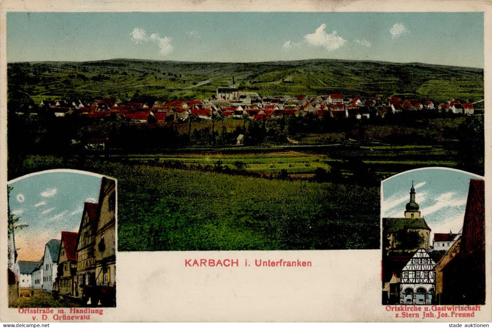 Karbach (8772) Handlung Grünewald Gasthaus Freund II (Stauchung) - Autres & Non Classés