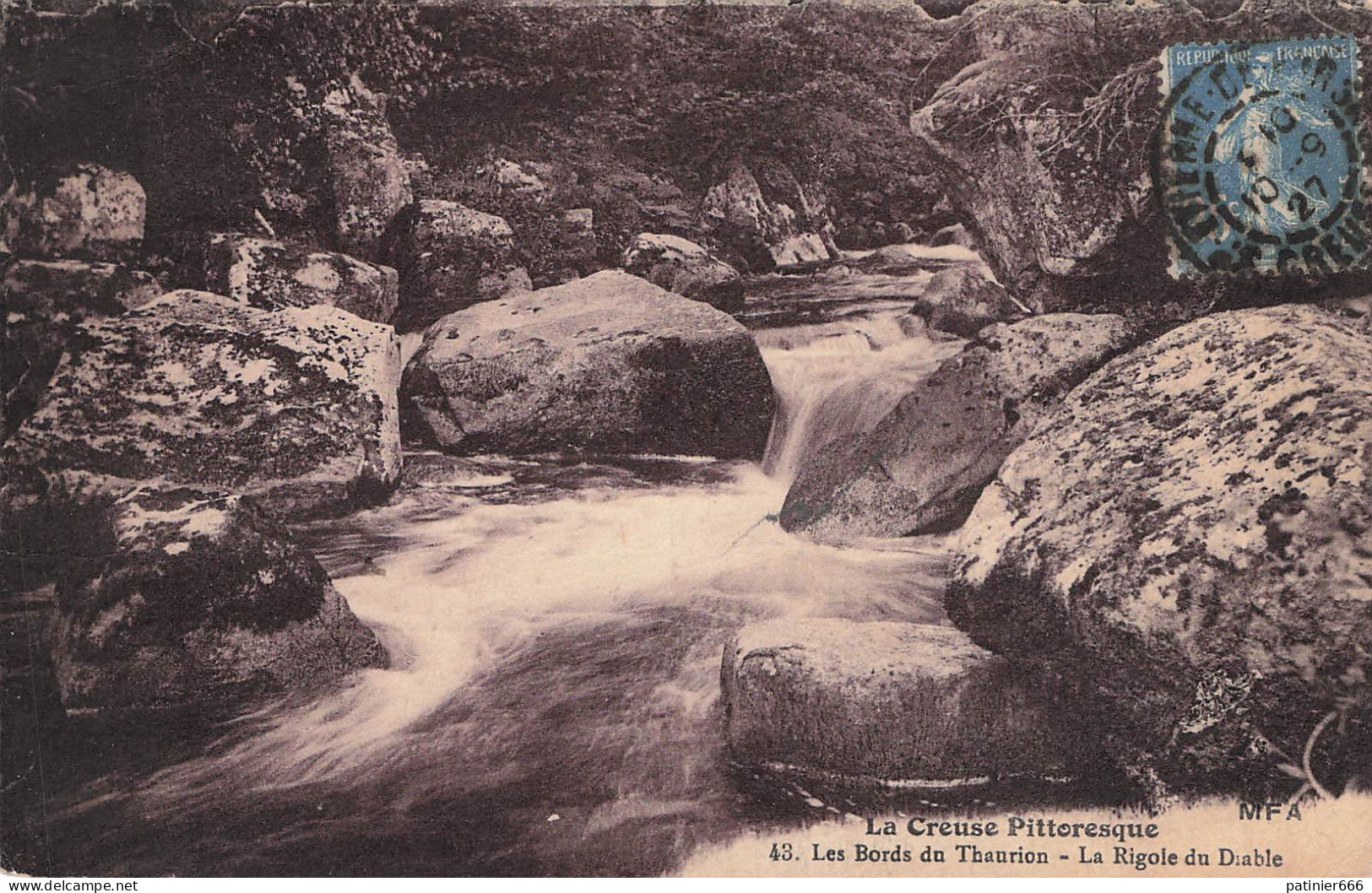 La Creuse Pittoresque Les Bords Du Thaurion Rigole Du Diable - Sonstige & Ohne Zuordnung