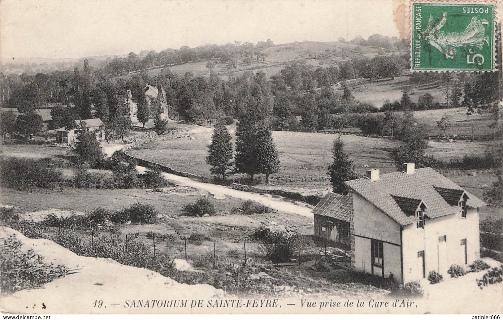 Sanatorium De Sainte Feyre Vue Prise De La Cure D'air - Sonstige & Ohne Zuordnung