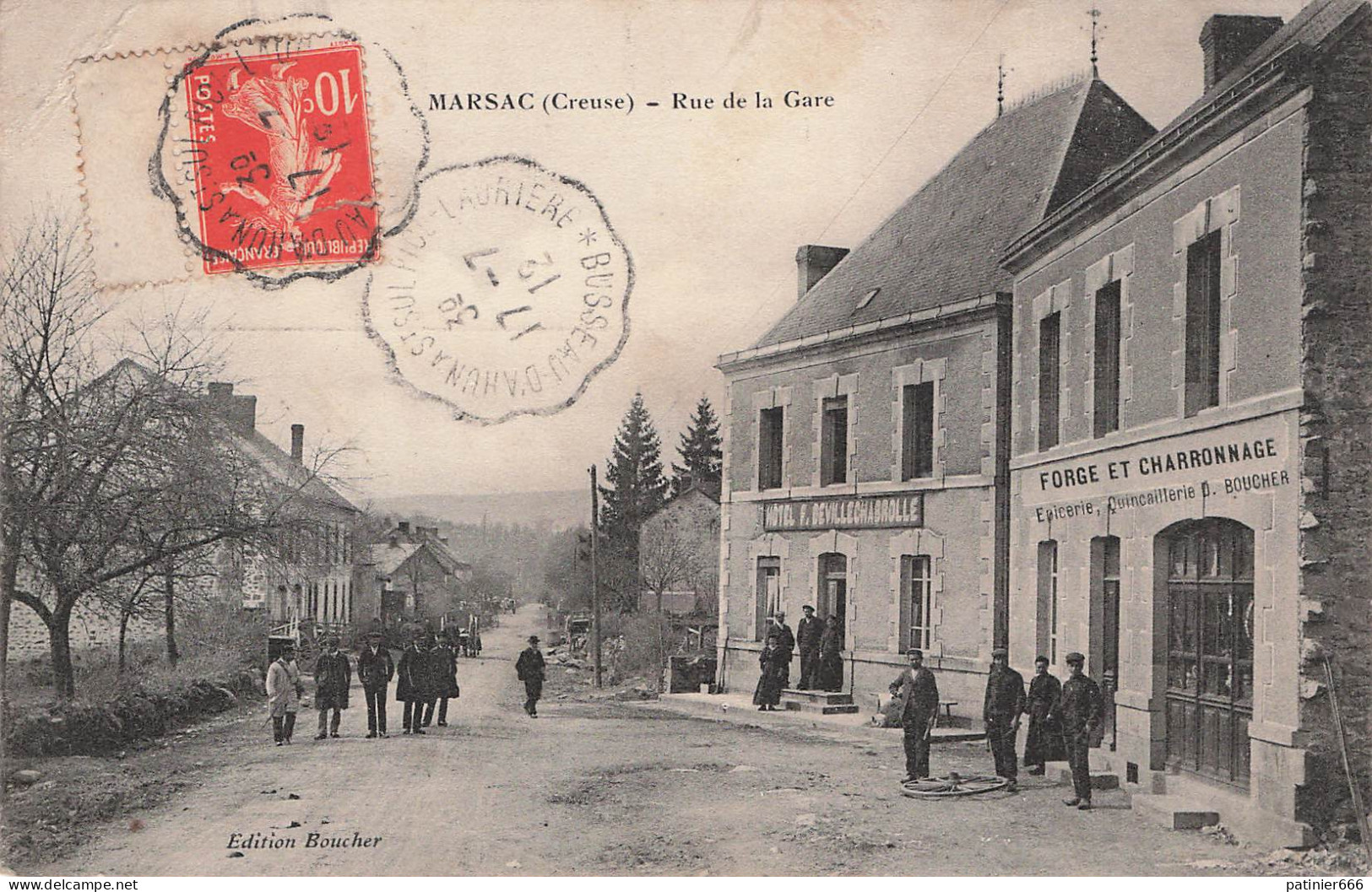 Marsac Rue De La Gare Dans L'etat - Sonstige & Ohne Zuordnung