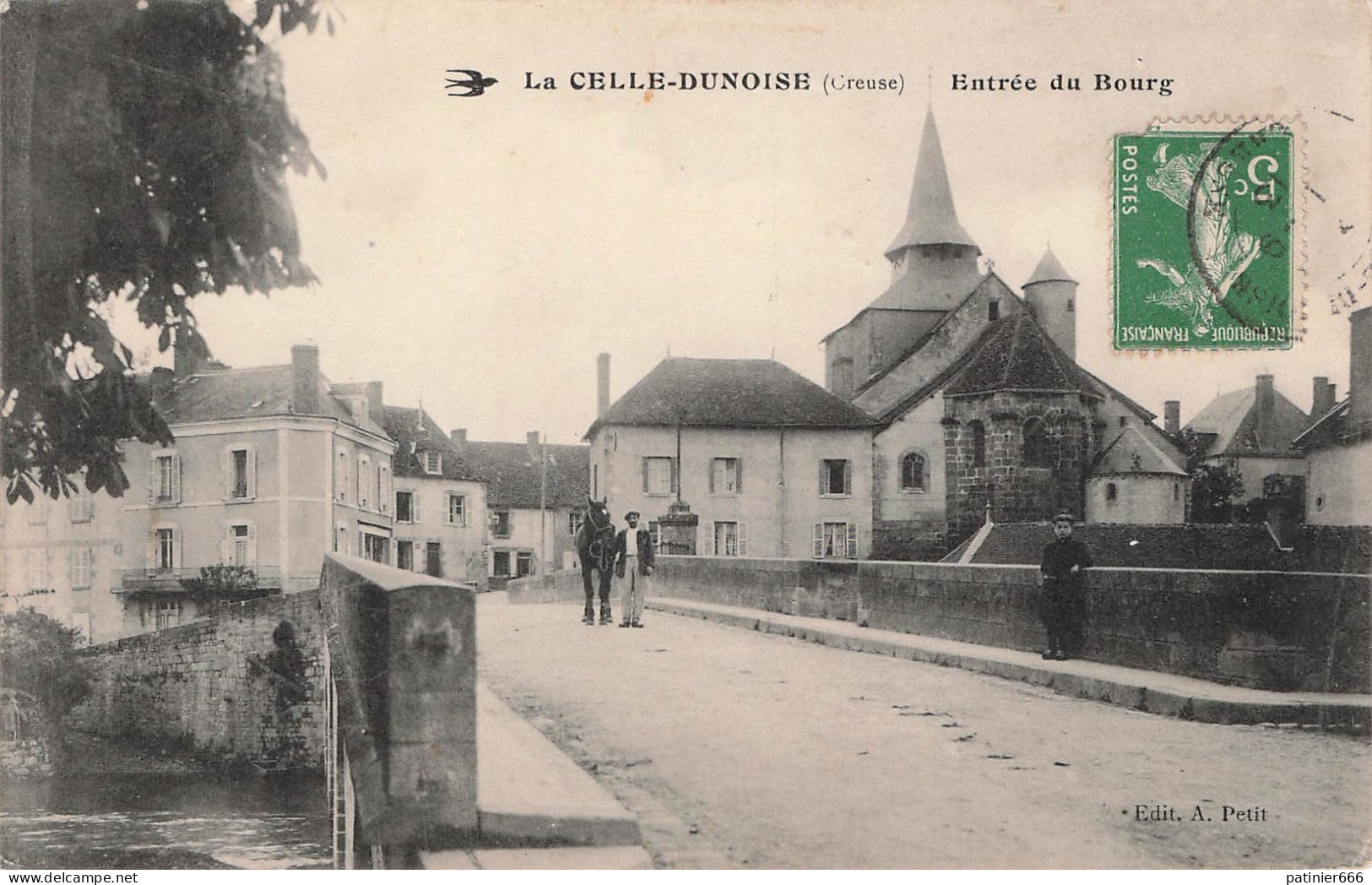 La Celle Dunoise Entree Du Bourg - Sonstige & Ohne Zuordnung