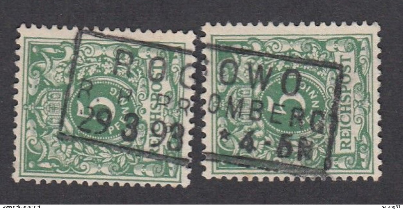 BRIEFMARKEN MIT  STEMPEL " ROGOWO " (POLEN). - Gebraucht