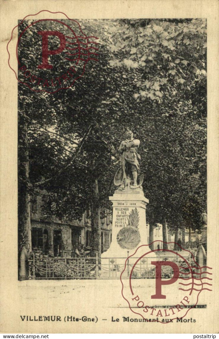 FRANCIA. FRANCE. VILLEMUR - Le Monument Aux Morts - Autres & Non Classés