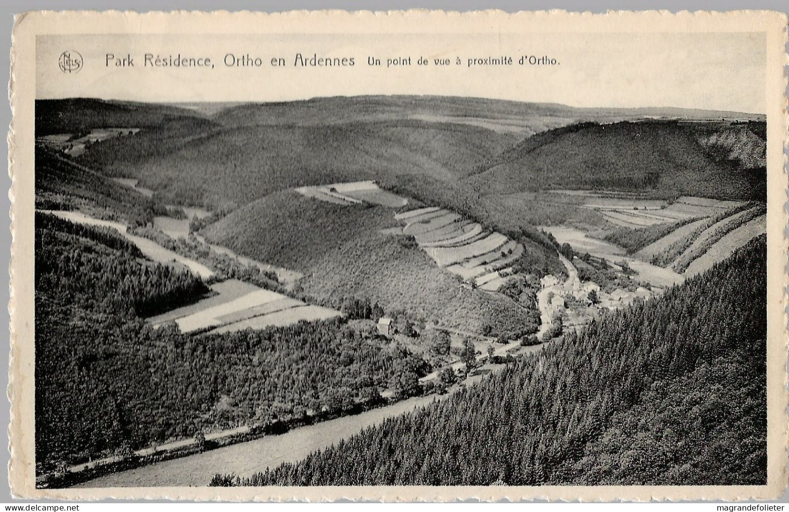 CPA PK AK  CARTE POSTALE BELGIQUE PARK RESIDENCE ORTHO EN ARDENNES 1947 - Autres & Non Classés