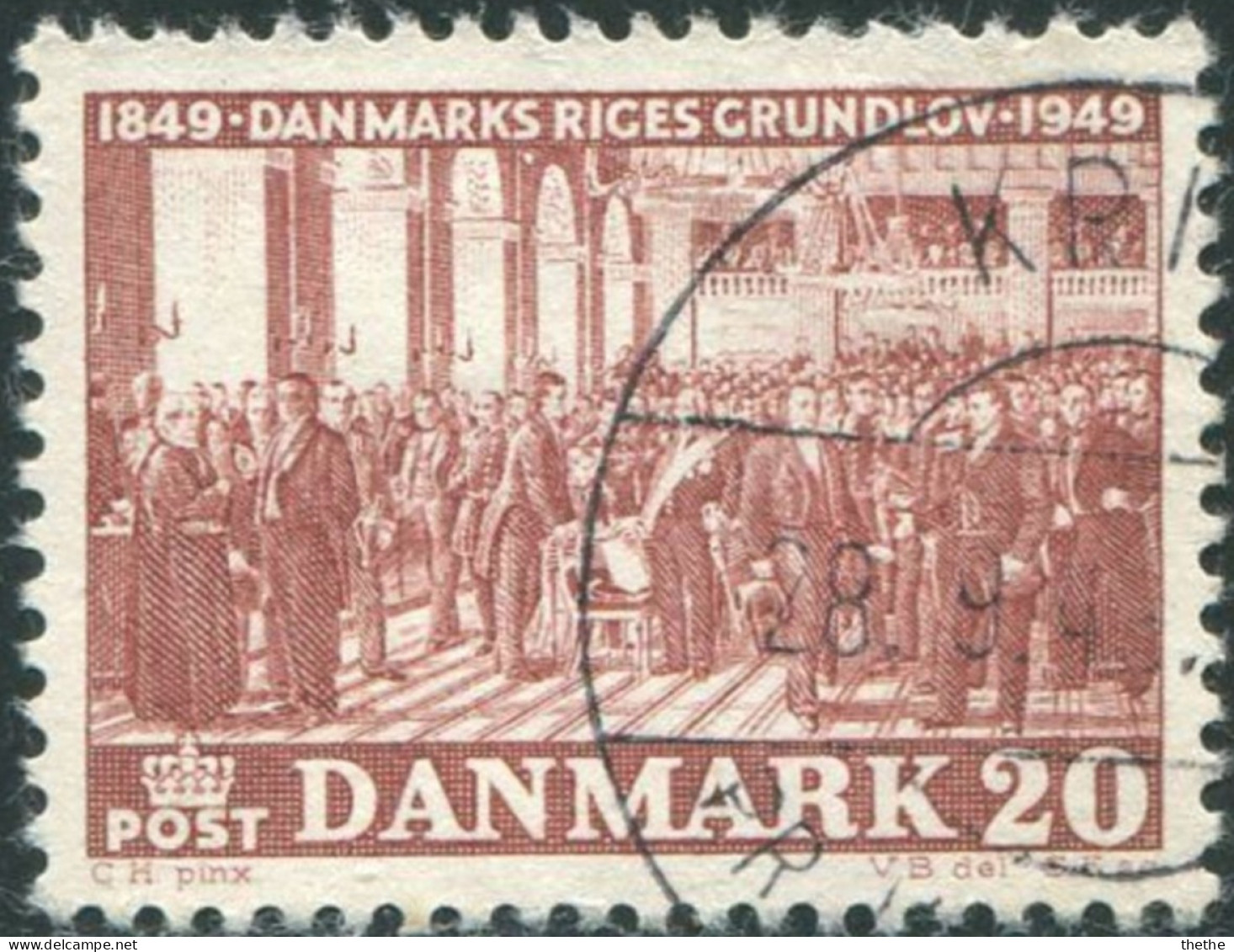 DANEMARK - « L'Assemblée Constituante Du Royaume ». - Used Stamps