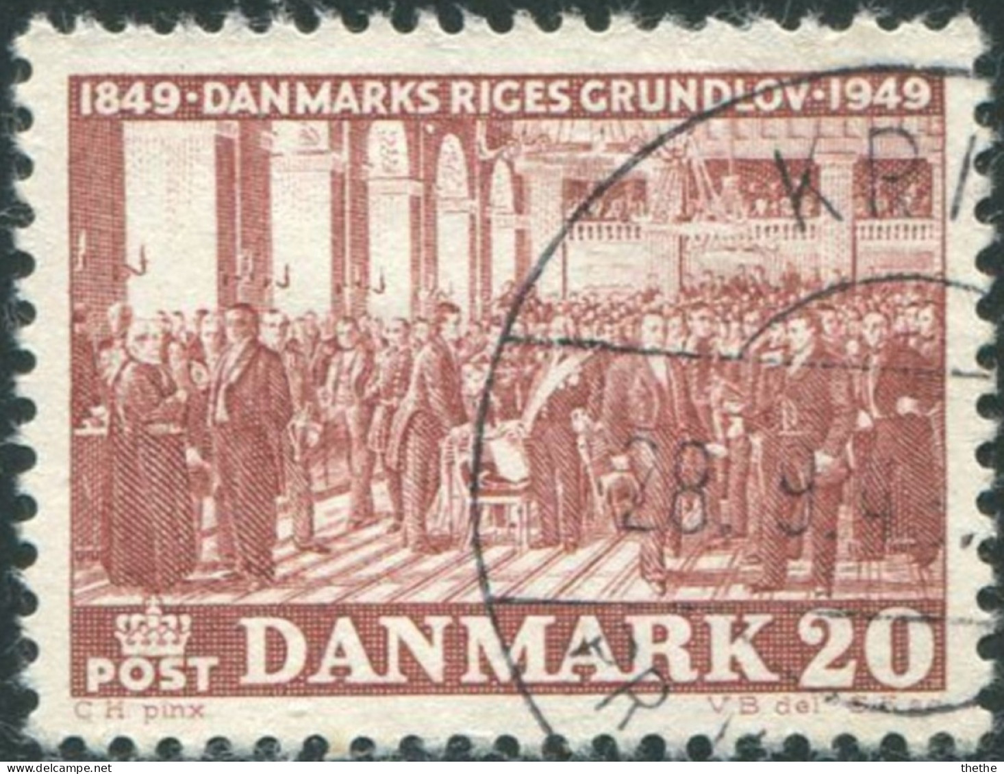 DANEMARK - « L'Assemblée Constituante Du Royaume ». - Gebraucht